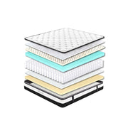 Osteopedic Euro Top Mattress Pocket Spring Medium EuroTop Hybrid Design Bed