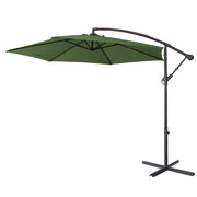 Milano Outdoor 3 Metre Cantilever Umbrella UV Sunshade Garden Patio Deck