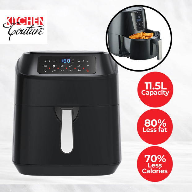 Kitchen Couture 11.5 Litre Air Fryer Multifunctional LCD Digital Display