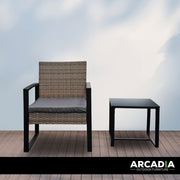 Arcadia Furniture Outdoor Wicker Rattan Patio Set Garden Patio Home