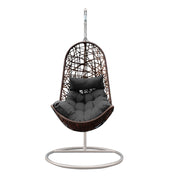 Arcadia Furniture Hanging Basket Egg Chair Outdoor Wicker Rattan Patio Garden