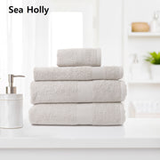 Royal Comfort 4 Piece Cotton Bamboo Towel Set 450GSM Luxurious Absorbent Plush