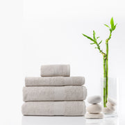 Royal Comfort 4 Piece Cotton Bamboo Towel Set 450GSM Luxurious Absorbent Plush