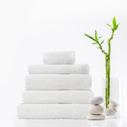 Royal Comfort 5 Piece Cotton Bamboo Towel Set 450GSM Luxurious Absorbent Plush