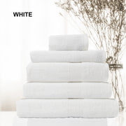 Royal Comfort 5 Piece Cotton Bamboo Towel Set 450GSM Luxurious Absorbent Plush