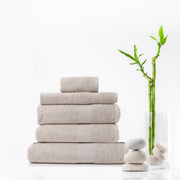 Royal Comfort 5 Piece Cotton Bamboo Towel Set 450GSM Luxurious Absorbent Plush