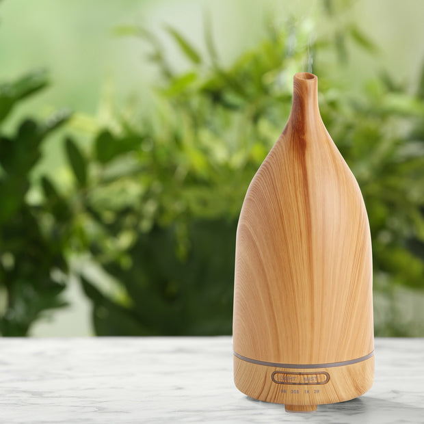 Milano Decor Aroma Diffuser Ultrasonic Humidifier Purifier And 3 Pack Oils