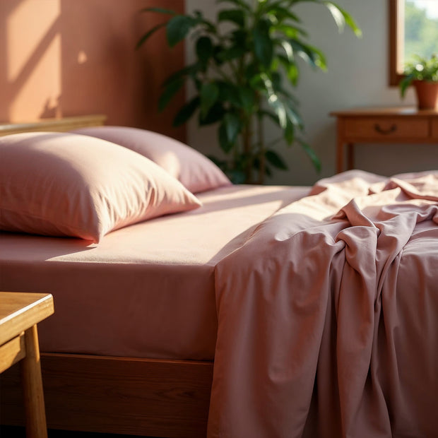 Royal Comfort Bamboo Blended Sheet & Pillowcases Set 1000TC Ultra Soft Bedding