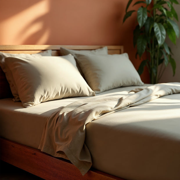 Royal Comfort Bamboo Blended Sheet & Pillowcases Set 1000TC Ultra Soft Bedding