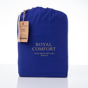 Royal Comfort Vintage Wash 100% Cotton Sheet Set Fitted Flat Sheet Pillowcases