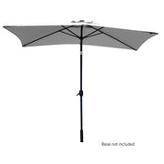 Arcadia Furniture Umbrella 3 Metre Umbrella with Solar LED Lights Garden Yard