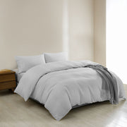 Royal Comfort Luxury Striped Linen Quilt Cover Set Soft Touch Premium Bedding