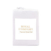 Royal Comfort Fleece Flannel Sheet Set Ultra Soft Warm Winter Thermal Bedding