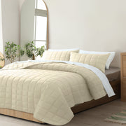 Royal Comfort Coverlet Set Bedspread Soft Touch Easy Care Breathable 3 Piece Set