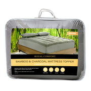 Royal Comfort Bamboo Blend Topper 800GSM 45cm Skirt Luxury Bedding