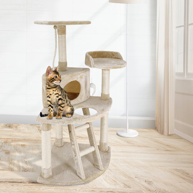 4Paws Cat Tree Scratching Post House Furniture Bed Luxury Plush Play