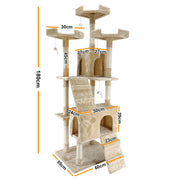 4Paws Cat Tree Scratching Post House Furniture Bed Luxury Plush Play