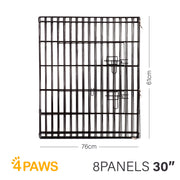 4Paws 8 Panel Playpen Puppy Exercise Fence Cage Enclosure Pets