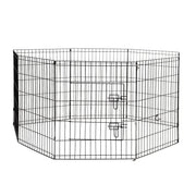 4Paws 8 Panel Playpen Puppy Exercise Fence Cage Enclosure Pets