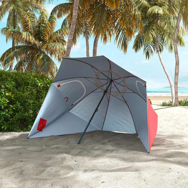 Havana Outdoors Beach Umbrella Tent 2.4M Outdoor Garden Beach Portable Shade