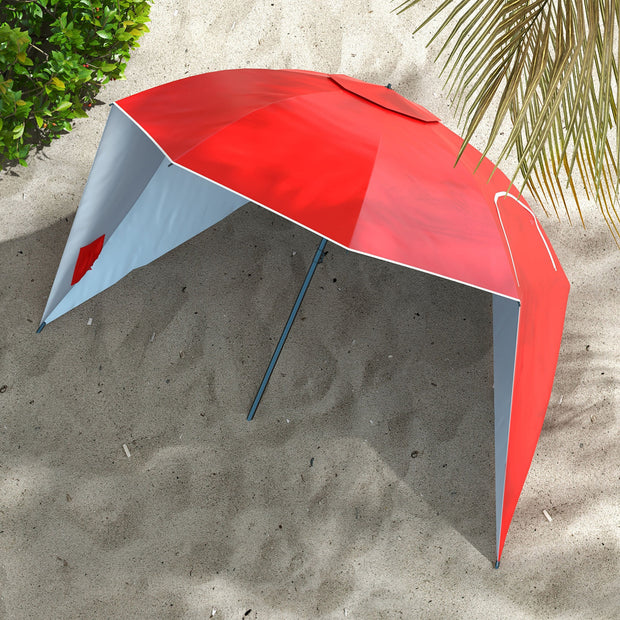 Havana Outdoors Beach Umbrella Tent 2.4M Outdoor Garden Beach Portable Shade