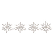 Bread and Butter Napkin Rings - Snowflake 4 Pack