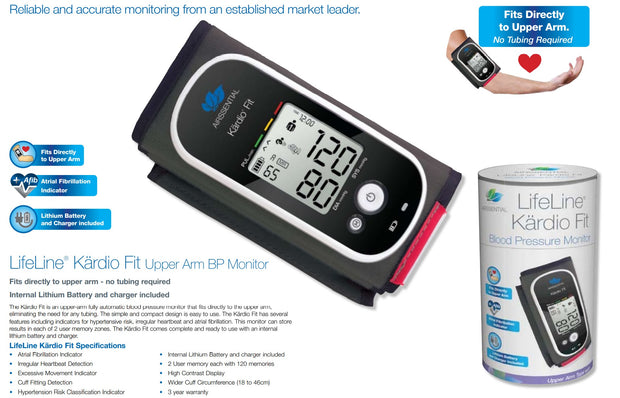 Lifeline Kardio Fit Blood Pressure Monitor