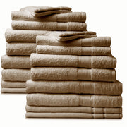 Royal Comfort 20 Piece Towel Set Regency 100% Cotton Luxury Plush