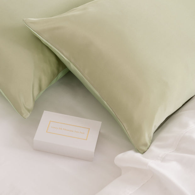 Mulberry Silk Pillowcase Twin Pack (Exclusive)