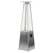 Havana Outdoors Gas Pyramid Flame Heater 13KW Steel Regulator Stainless Steel