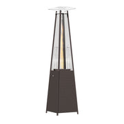 Havana Outdoors Gas Pyramid Flame Heater 13KW Steel Regulator Rattan Style