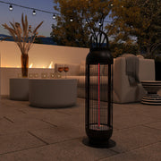 Havana Outdoors Portaheat 1000 Electric Heater Patio Stainless Steel Black