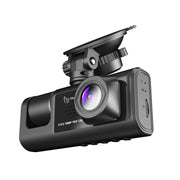 I-Hawk Defender Dual Dash Camera Full HD 1080p G-Sensor Loop Recording Black