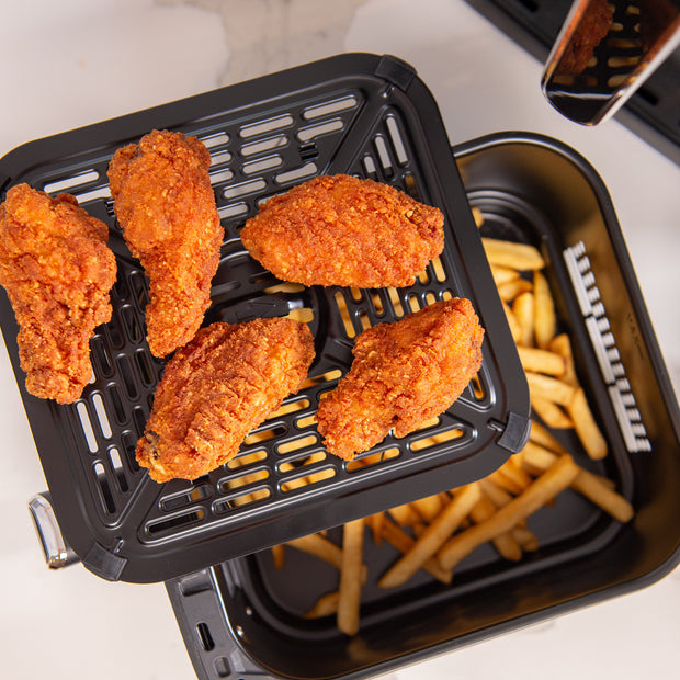 Kitchen Couture 11L Clear View Vertex Dual Draw Air Fryer