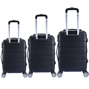 Milano XPander 3pc ABS Luggage Suitcase Luxury Hard Case Shockproof Travel Set