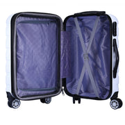 Milano XPander 3pc ABS Luggage Suitcase Luxury Hard Case Shockproof Travel Set