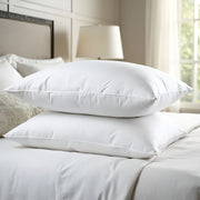 Royal Comfort Luxury Duck Feather & Down Pillow Twin Pack Home Set