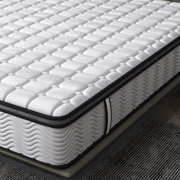 Ergopedic Mattress 5 Zone Latex Pocket Spring Mattress In A Box 30cm