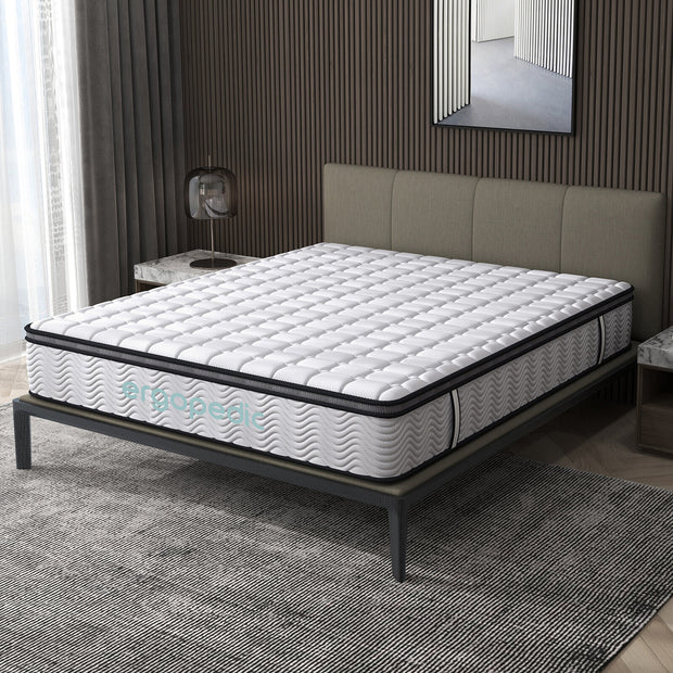 Ergopedic Mattress 5 Zone Latex Pocket Spring Mattress In A Box 30cm