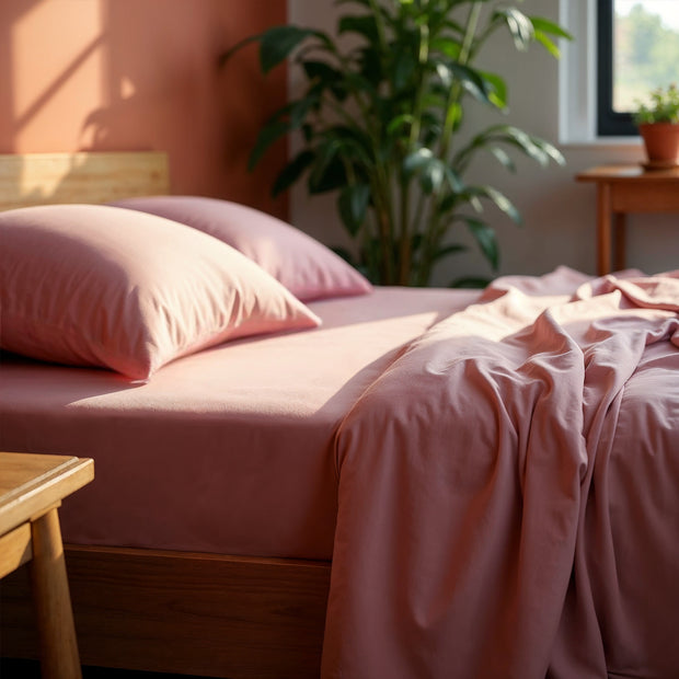 Royal Comfort Bamboo Blended Sheet & Pillowcases Set 1000TC Ultra Soft Bedding