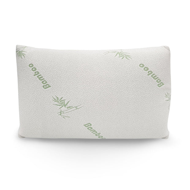 Memory Foam Pillow Bamboo Covered Ultra Soft Hypoallergenic