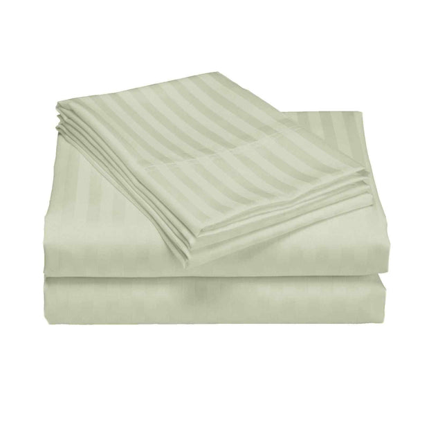 Royal Comfort 1200TC Sheet Set Damask Cotton Blend Ultra Soft Sateen Bedding