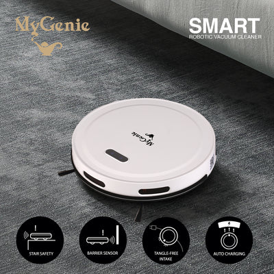 MyGenie Smart Robotic Vacuum Cleaner App Controlled Carpet Floors Auto Robot