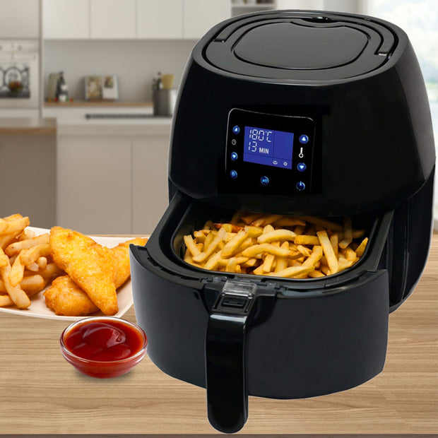 Kitchen Couture 4L Digital Air Fryer Healthy Food Cooking Low Fat Family Meals