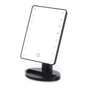 Touch Screen Tabletop Mirror With 16 LED Lights Makeup Cosmetic Vanity