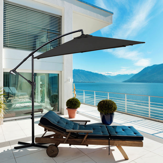 Milano 2.2M Outdoor Umbrella Cantilever Garden Deck Patio Shade Water-Resistant