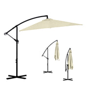 Milano 2.2M Outdoor Umbrella Cantilever Garden Deck Patio Shade Water-Resistant