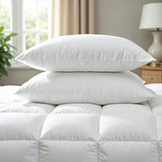 Goose Feather & Down Quilt 500GSM + Goose Feather and Down Pillows 2 Pack Combo