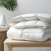 Goose Feather & Down Quilt 500GSM + Goose Feather and Down Pillows 2 Pack Combo