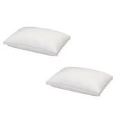 2 x Royal Comfort Luxury Bamboo Blend Gusset Pillows 2cm Gusset Support